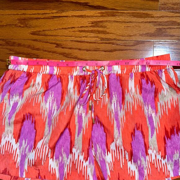 Michael Michael Kors Multicolor Ikat Pattern Summer Beach Shorts Size Large - Picture 11 of 13